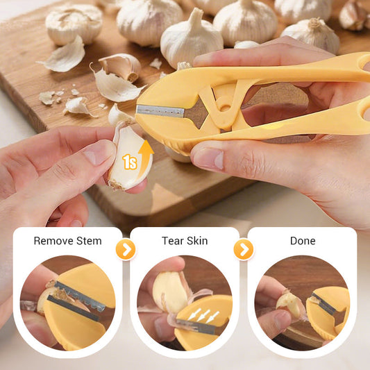 💨 Fast & Portable Garlic Peeler- Silicone Roller Tube – Peel Whole Cloves in Seconds, No Mess🧼