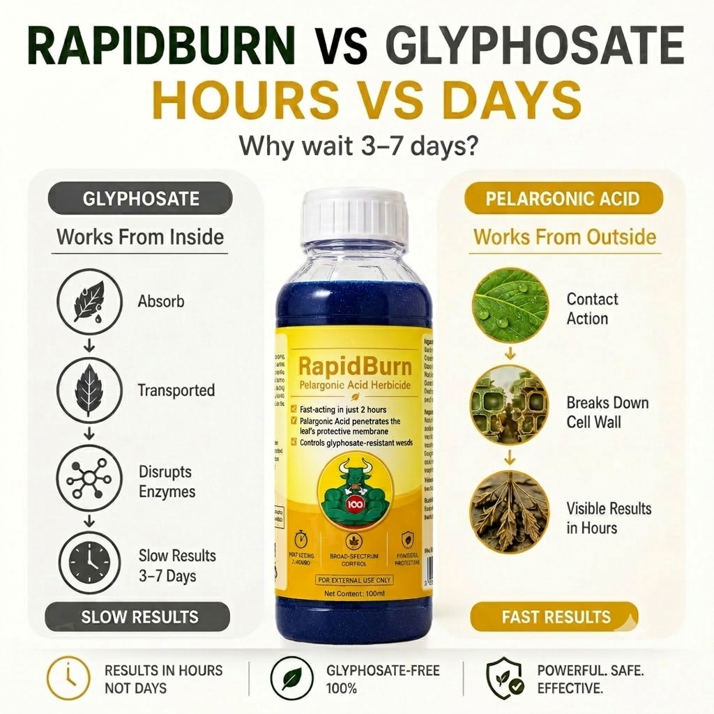🏆 New Upgrade | HEANO™ RapidBurn Pelargonic Acid Herbicide