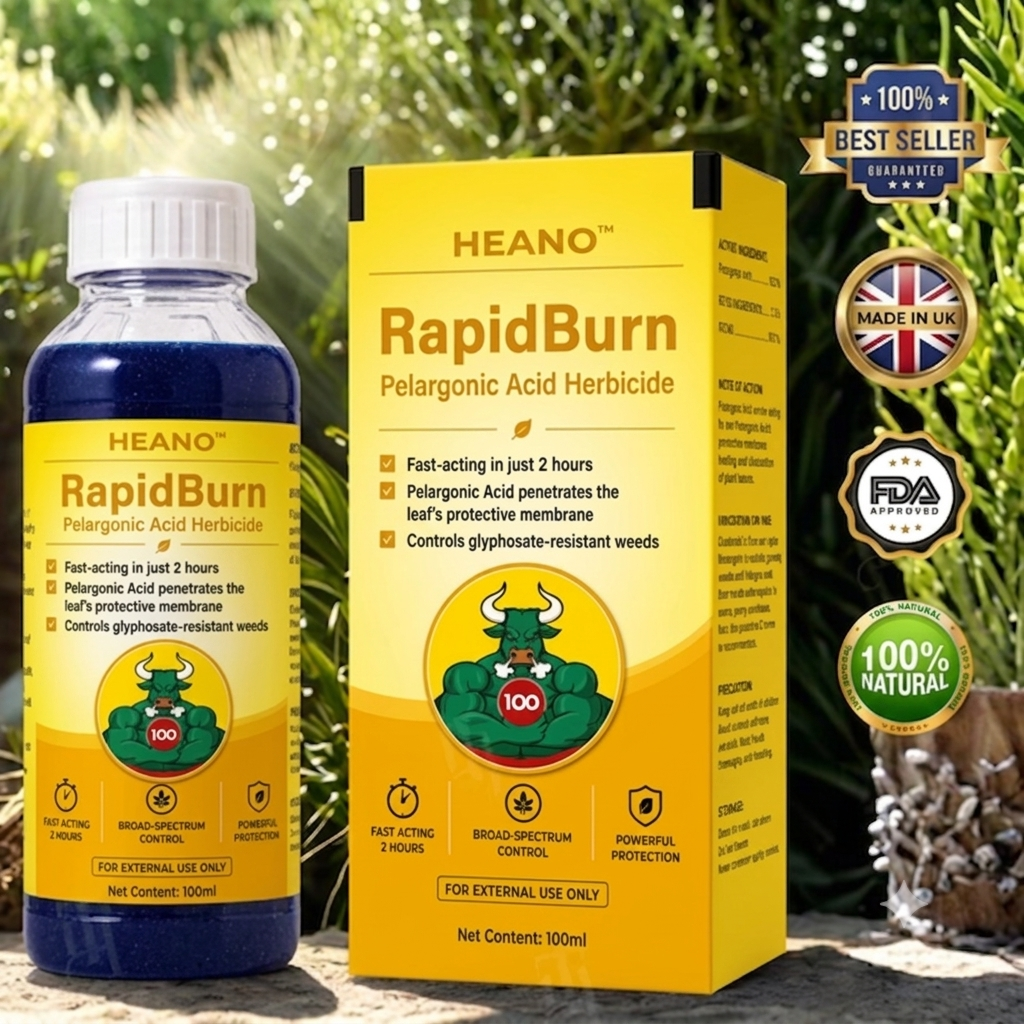 🏆 New Upgrade | HEANO™ RapidBurn Pelargonic Acid Herbicide