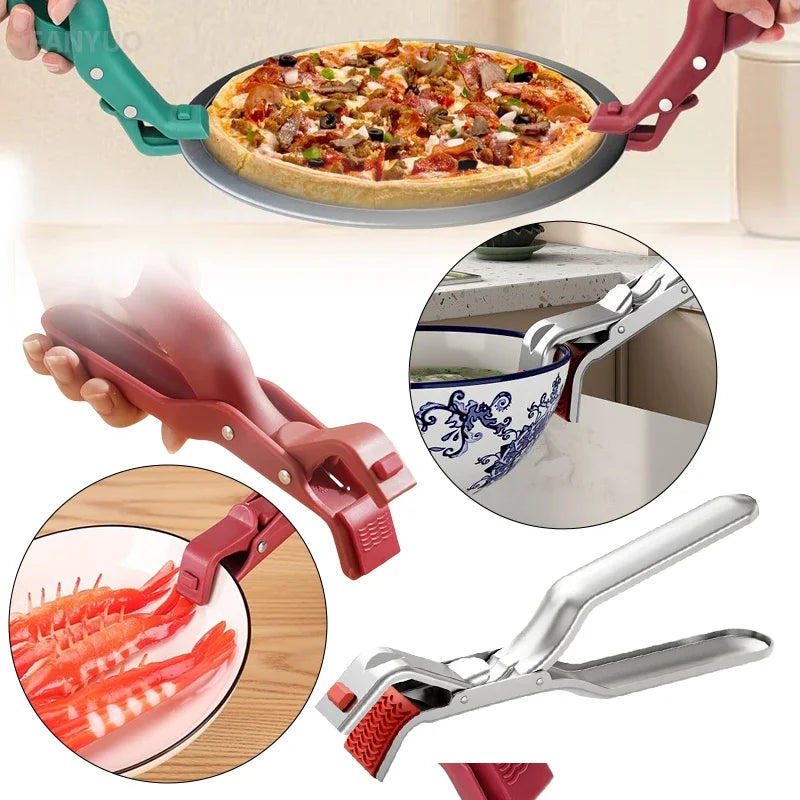 🔥 Hot Dish Anti-Slip Clips – Secure Grip, Prevents Burns & Slips🛡️