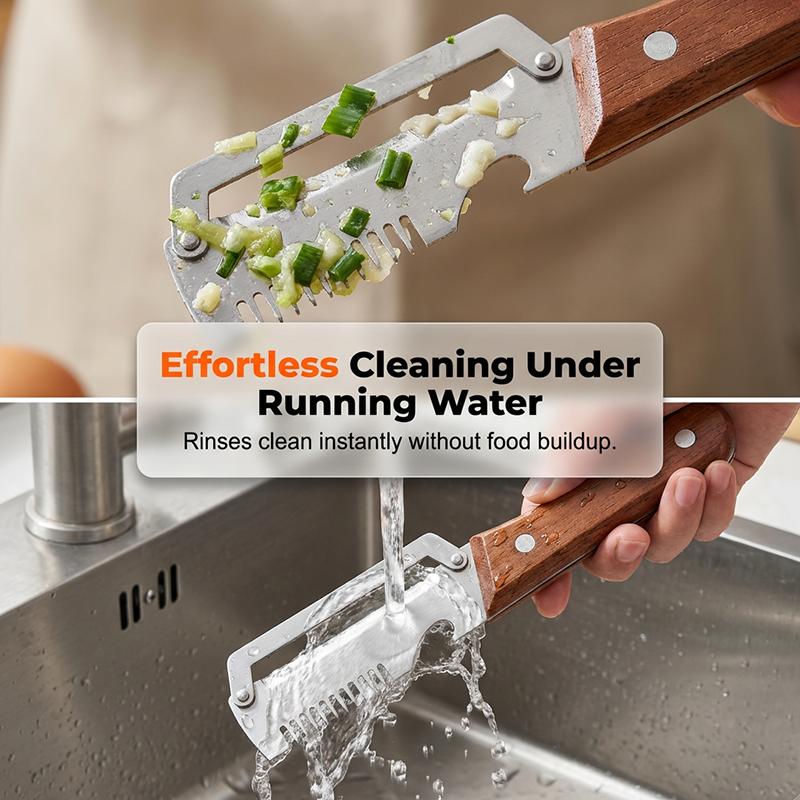 🔪 3-in-1 Scallion Shredder & Peeler –⚡Shred, Peel, Open Bottles🏆